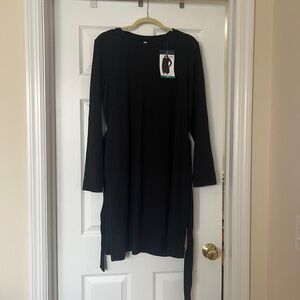 Modern Ambition Brand New Black LongSleeve Midi Dress